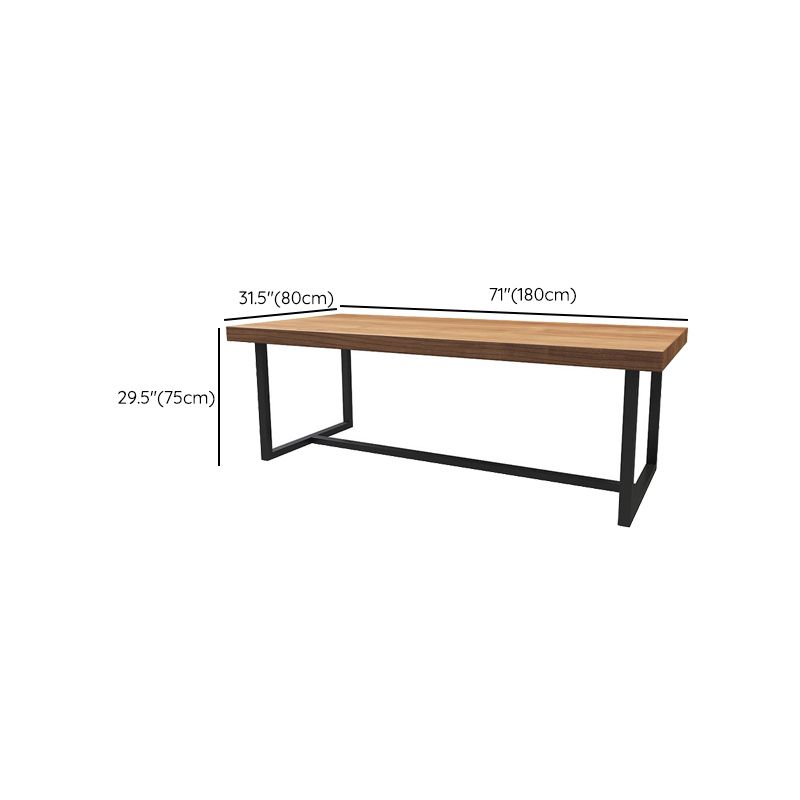 Modern 1/5/7 Pieces Dining Set Rectangle Pine Wood Dining Table for Cafe