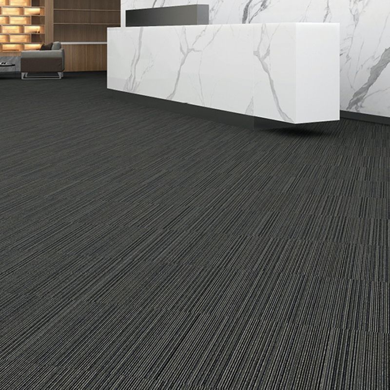 Carpet Floor Tile Striped Pattern Level Loop Interlocking Carpet Tiles