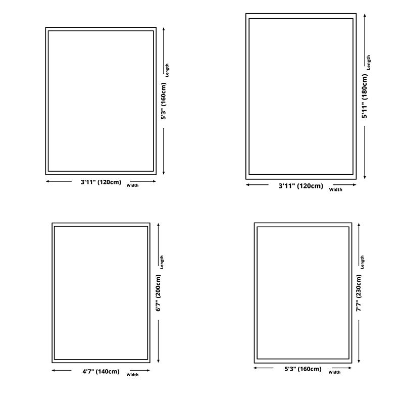 Zwart eenvoudige tapijten Polyester rechte lijn tapijt wasbaar tapijt voor woonkamer