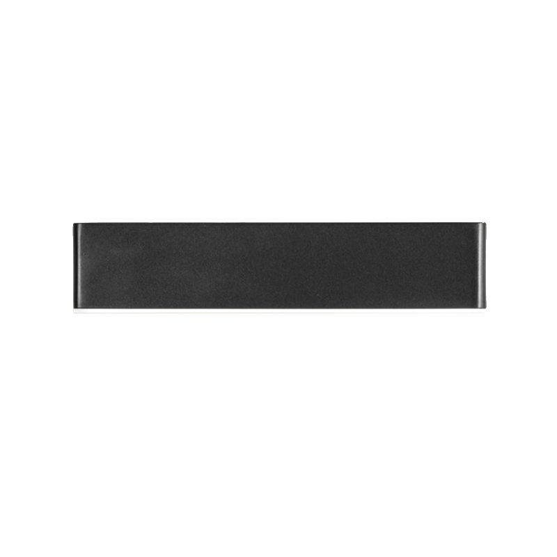 Single Modernism Polished Finish Wall Mounted Sconce Metal LED Wall Light
