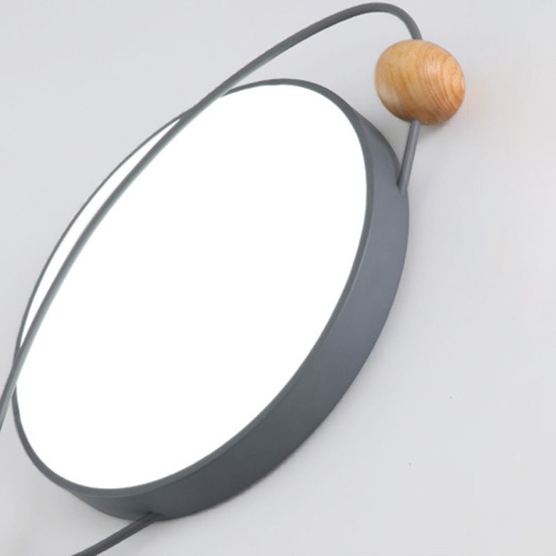 Lámparas y lámparas incrustadas con pantalla de acrílico para habitaciones infantiles de estilo Nórdico