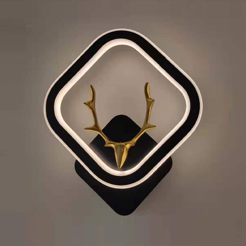 Modern Metal Wall Sconce Minimalist Linear LED Wall Light Fixture