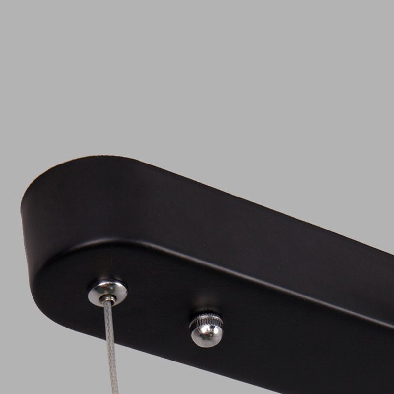 Lámpara colgante de rectángulo LED de lámpara colgante simple para el comedor de la oficina del comedor