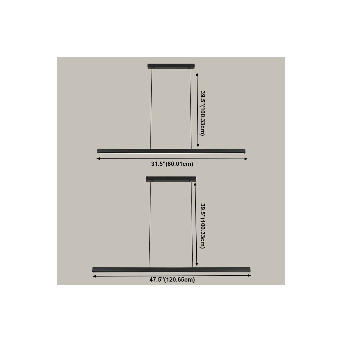 Minimalism Contemporary Style Island Pendant LED Island Chandelier Light for Dining Room