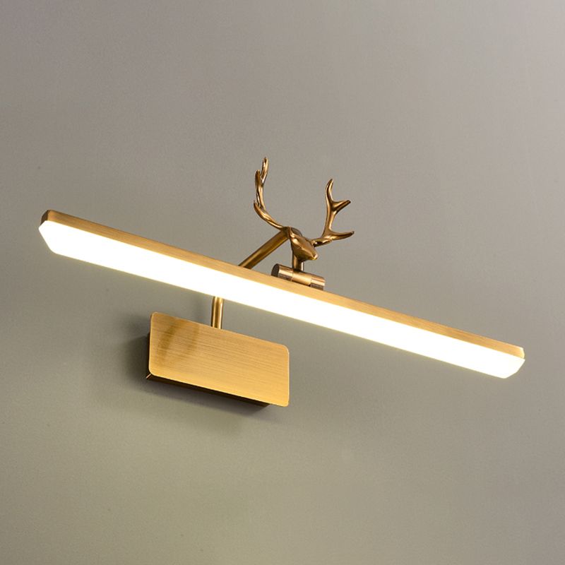 Obelle linéaire Mall Murce Modern 1 Light Mirror Murn Mur Mount Light Ayémorrat