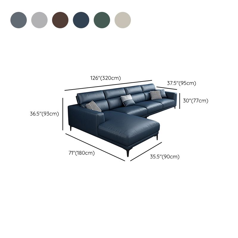 Modern Cushions Recessed Arm Living Room Faux Leather Seating
