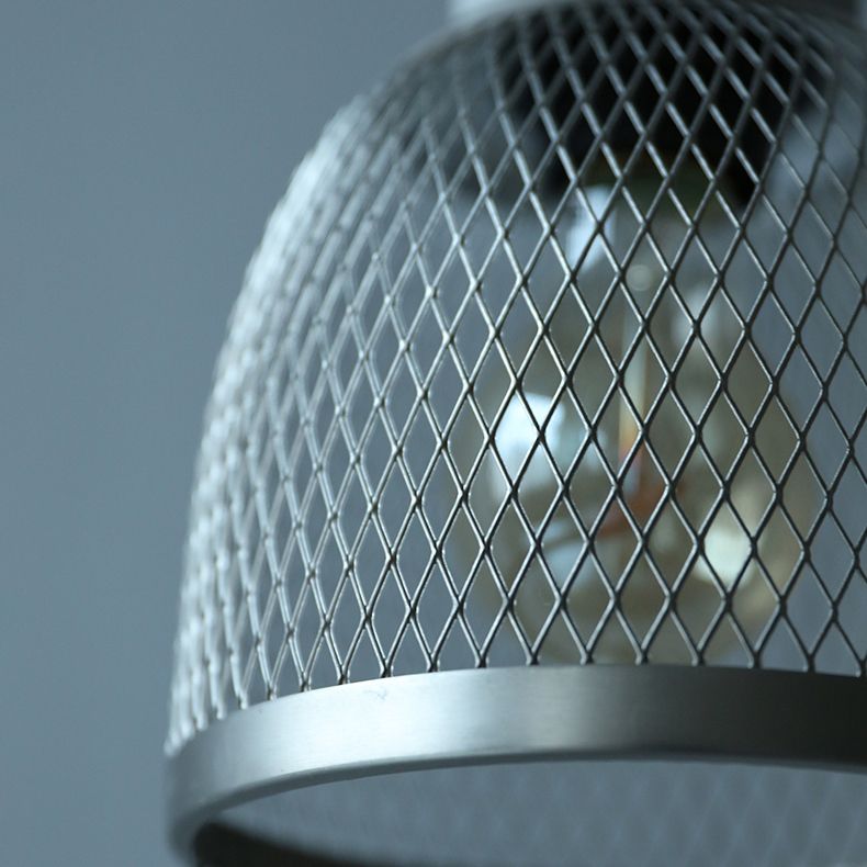 Geometric Shade Hanging Lighting Industrial Style Metal Light Pendant Lamp for Shop