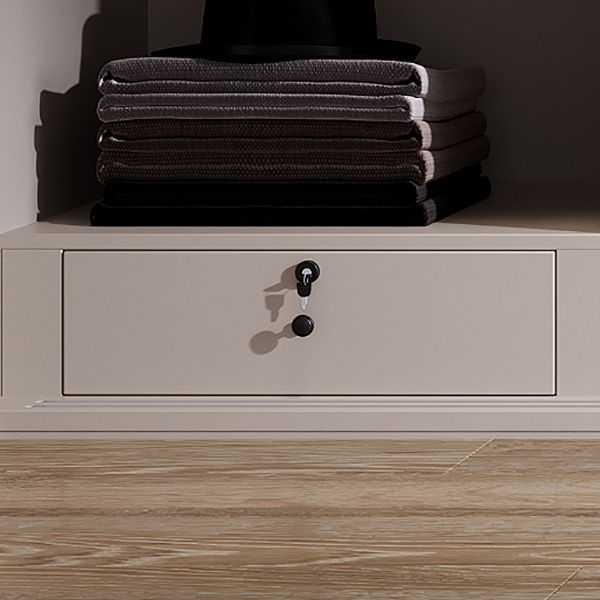 Contemporary Style Wardrobe Wooden Bedroom Wardrobe Closet with Shelves