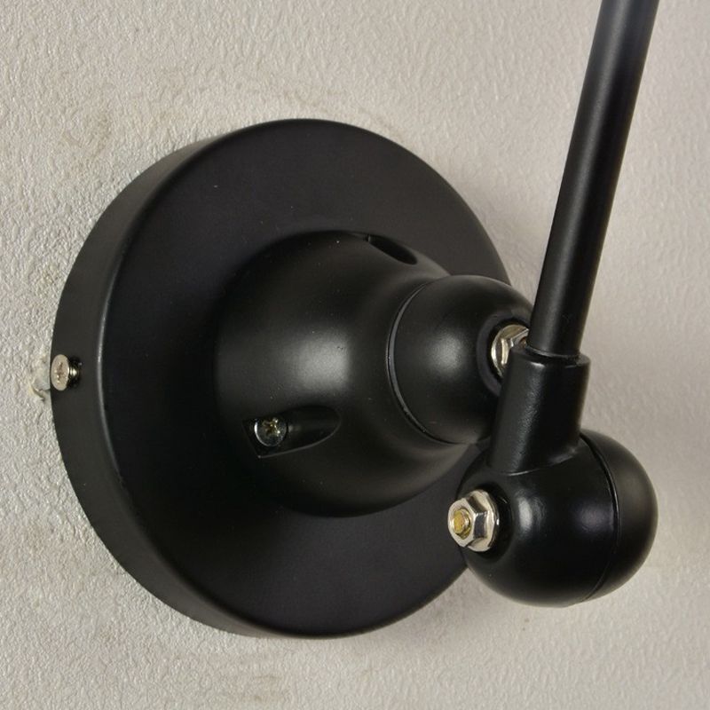 Modern Style Curved Arm Shape Wall Sconce Ceramic 1 Sconce Light in White/Black