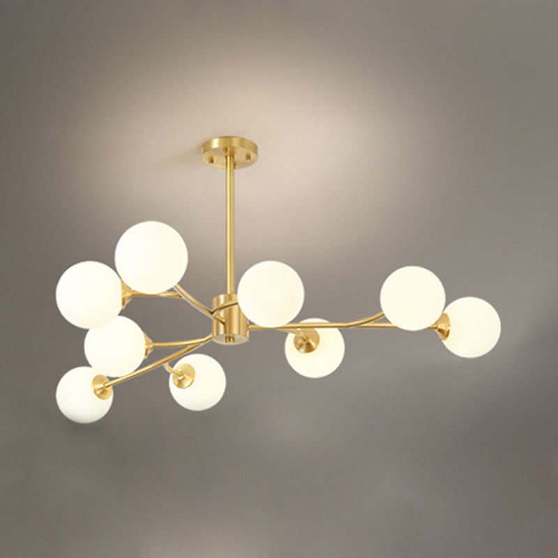 Luz de múltiples luces colgantes de vidrio lámparas de colgante de estilo moderno