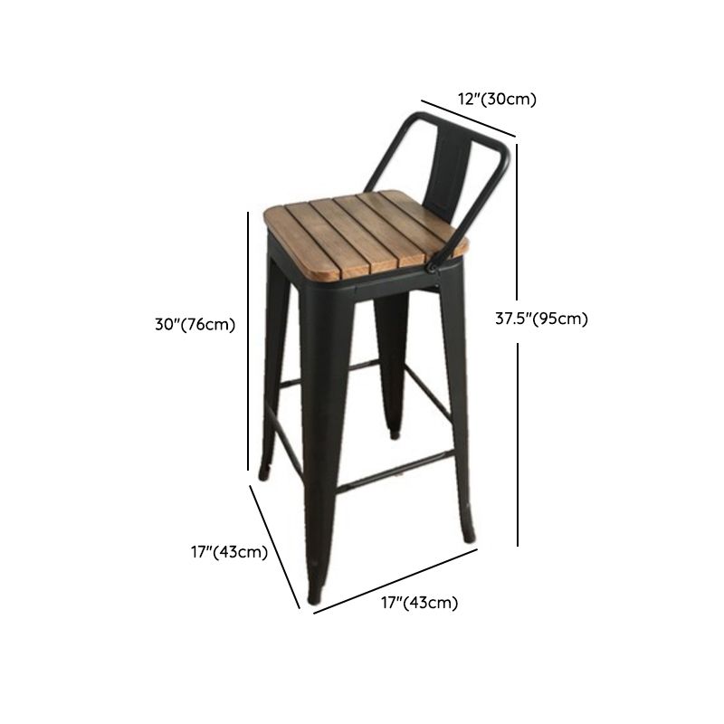 Glam Rectangle Bar Table Set 1/2 Pcs Solid Wood Bar Table Set