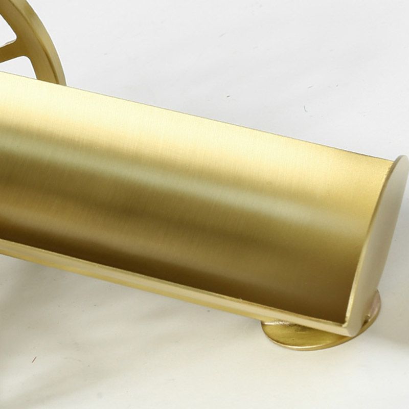 Countertop Wine Rack Metal Gold Wine Bottle Rack for Living Room