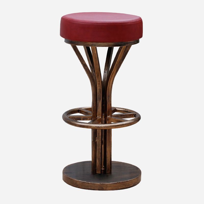 Contemporary Stainless Steel Counter Height Stools Backless Stool