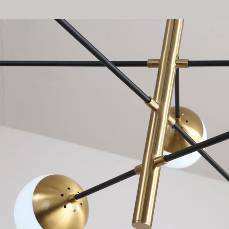 Glass Ceiling Hung Fixtures Contemporary Global Pendant Lighting for Living Room