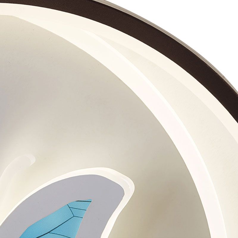 Vlindervorm slaapkamer plafondlamp acryl modern eigentijds inbouw plafondlamp in blauw