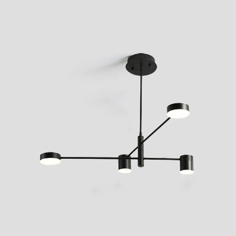 Lámpara de lámpara de starburst simplicidad moderna iluminación colgante acrílica para restaurante