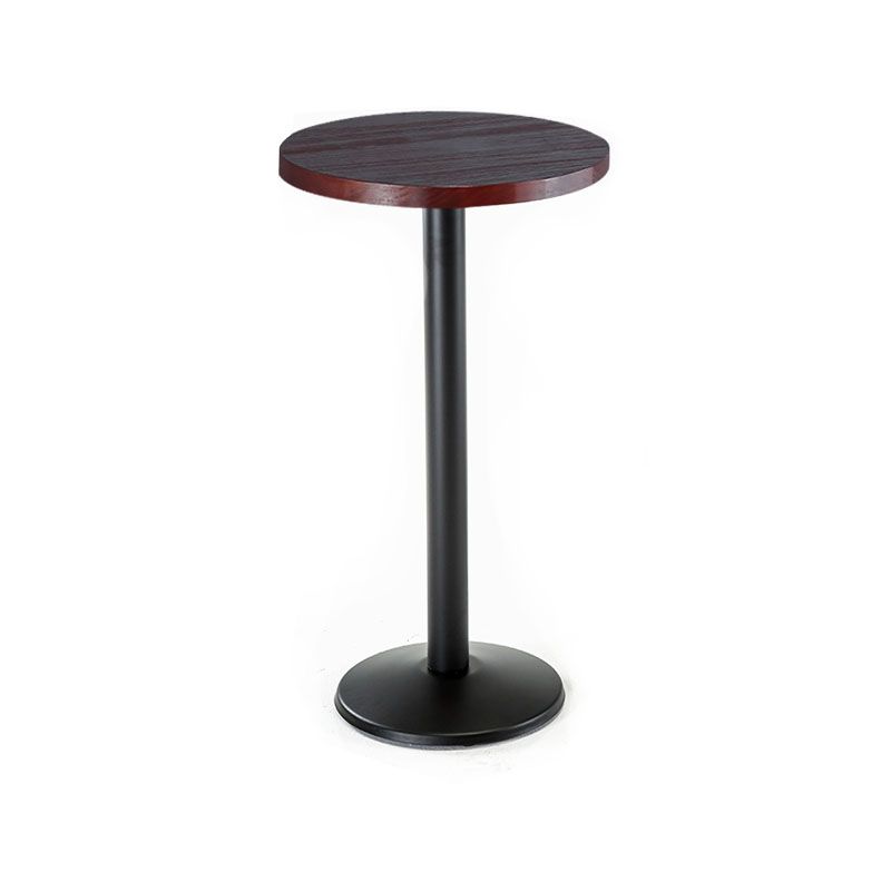 1/2/3 Pieces Industrial Solid Wood Bar Table Set Round Counter Set for Home