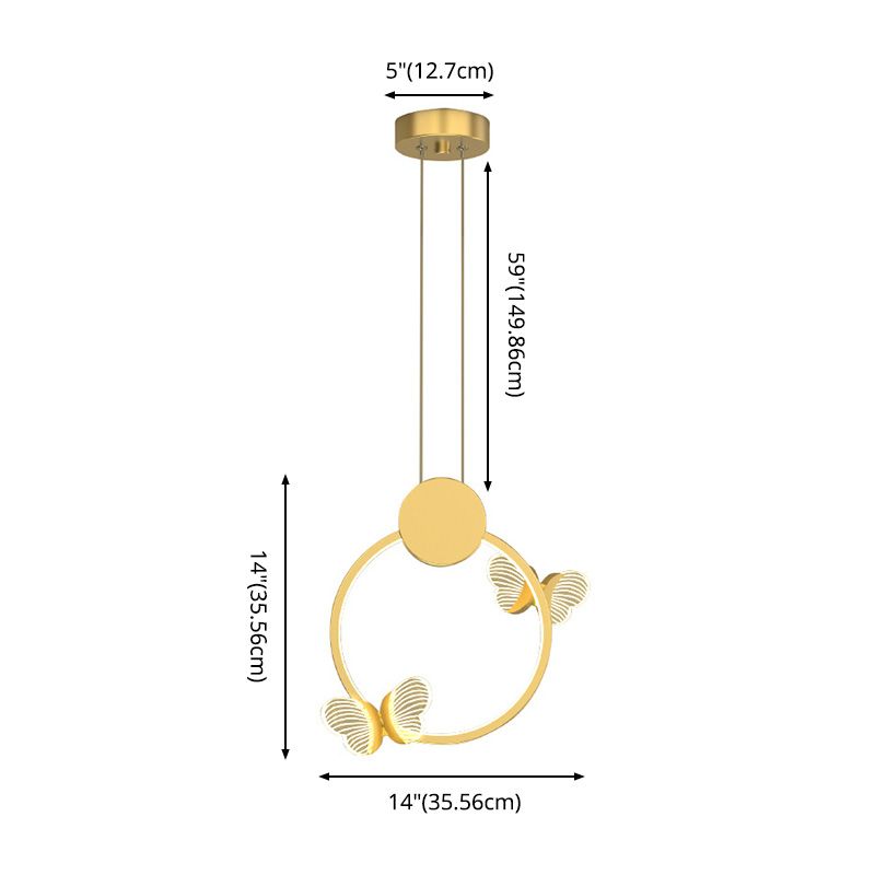 Pendance à cadre métallique en une lumière moderne
Éclairage pendentif pour la chambre