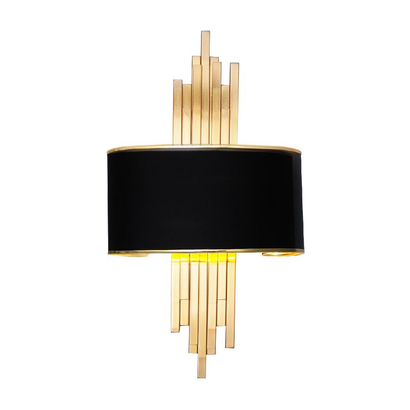 Contemporary Tubes Sconce Lights Metal 2 Lights Wall Mount Light Fixture