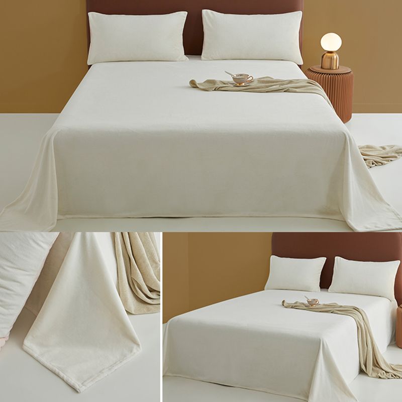 Super Soft Bed Sheet Set Modern Flannel Fitted Sheet for Bedroom