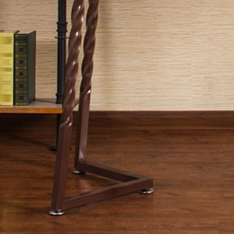 Industrial Style Solid Wood Pub Dining Set 1/2/5 Pcs Rectangular Pub Set for Home