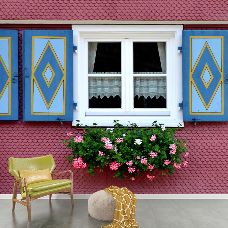 Construction Mural Modern Style Stain Resistant Decorative Wall Art for Home