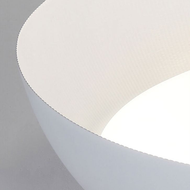 Frosted White Dome Shaped LED Ceiling Light Nordic Style Simplicity Aluminum Lighting Fixture for Bedroom