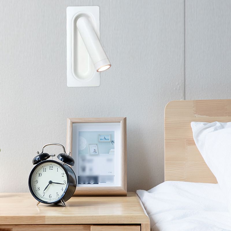 Metallzylinderwand montierte Lampen zeitgenössische 1 leichte Wandmontage -Lesellichter