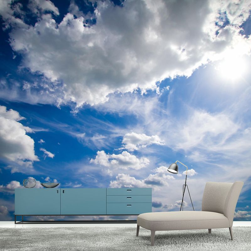 Beautiful Sky and Cloud Mural Wallpaper Home Decorations for Kitchen Living Room