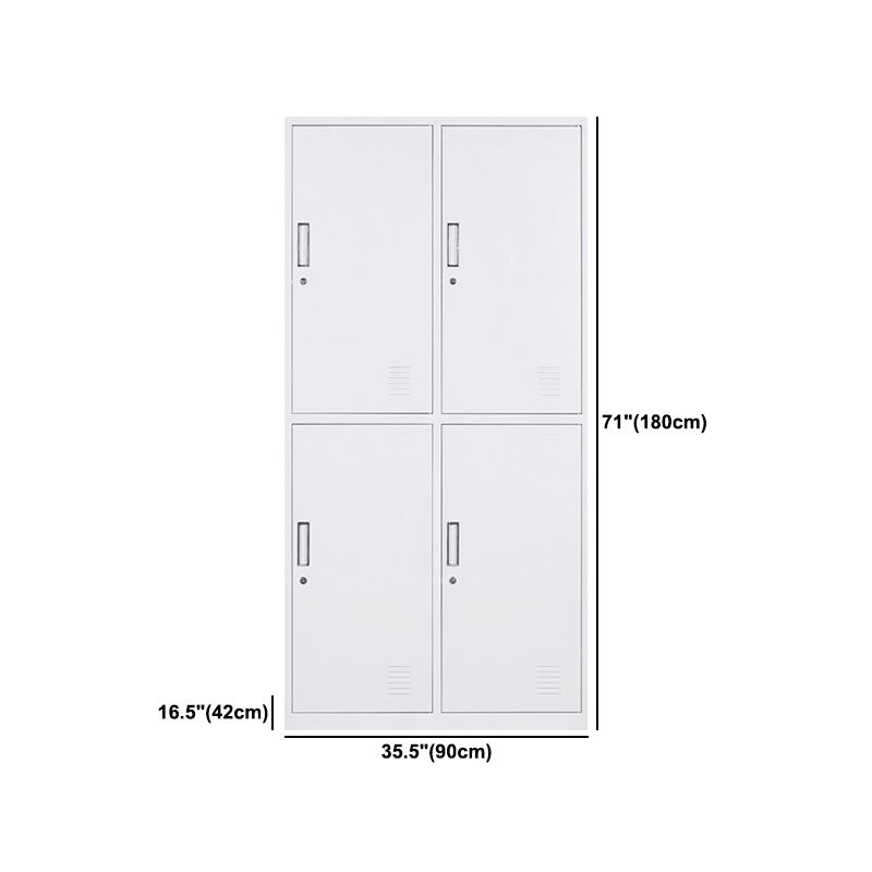 White Hinged Wardrobe Cabinet Contemporary Steel Wardrobe Armoire