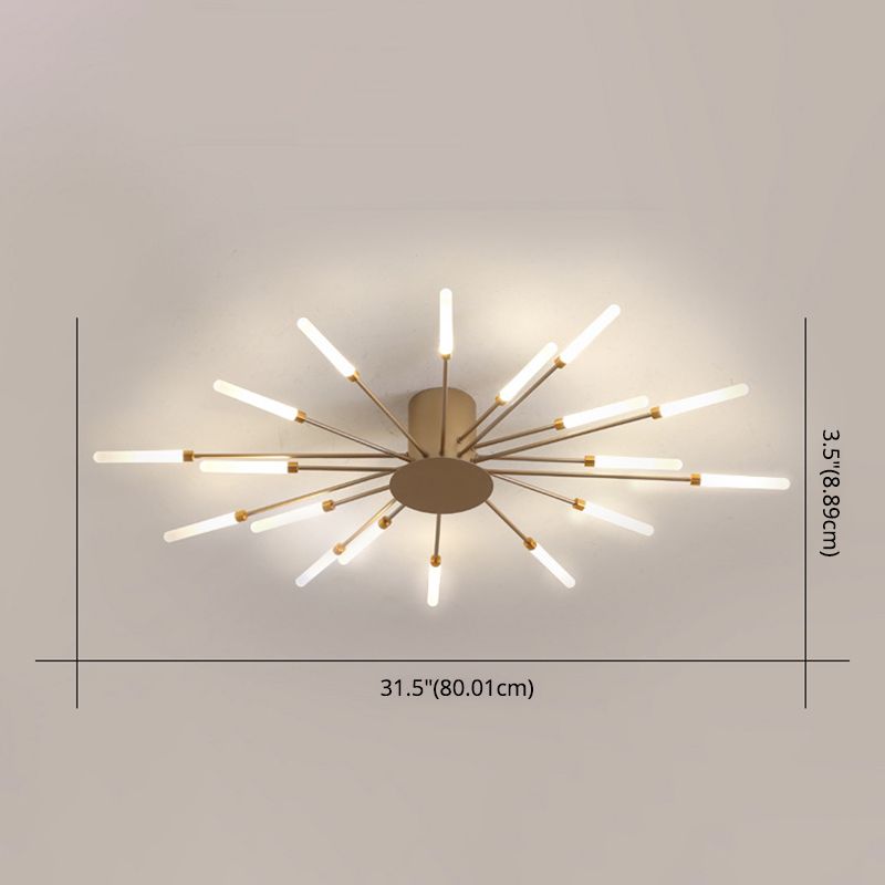 Moderne slanke bar plafondinbouwlampen acryl plafondlamp