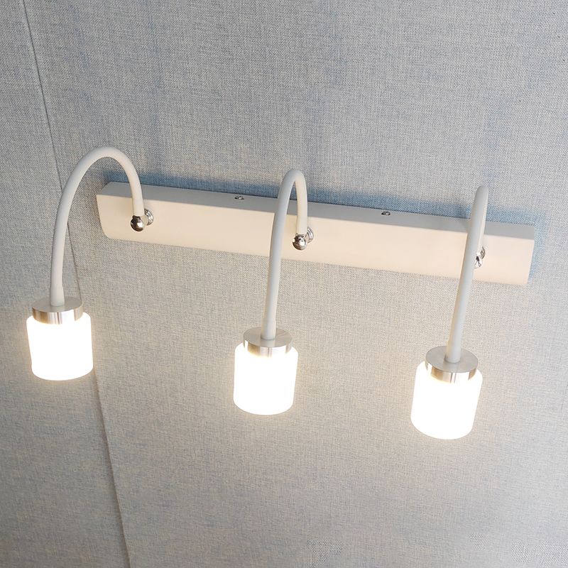 Modern Simple Mirror Lamp Fixture Flexible Makeup Mirror Lamp for Bathroom Washroom