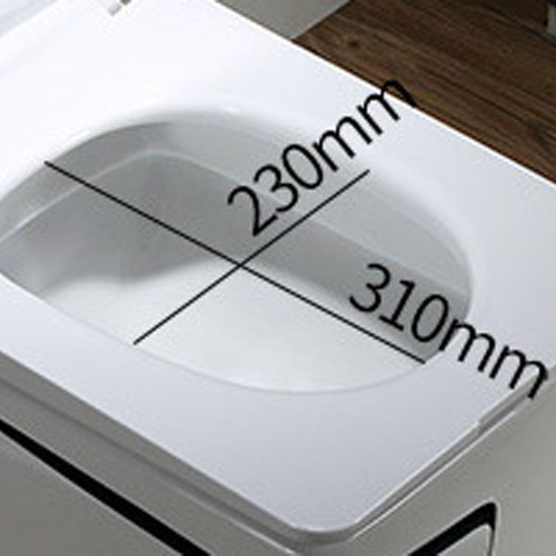 Simple Household Toilet Ceramic Siphon Jet Toilet with Pumping Mute Water-saving