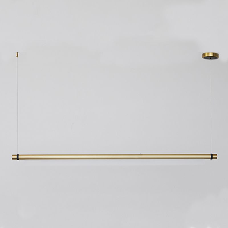 Lineare Insel Anhänger Lichter moderne Kronleuchter -Beleuchtungskörper mit Acrylschatten