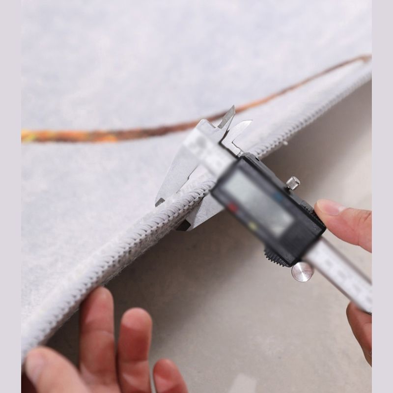 Rapis de motif abstrait blanc Rapier polyester tapis de support non glissant pour le salon