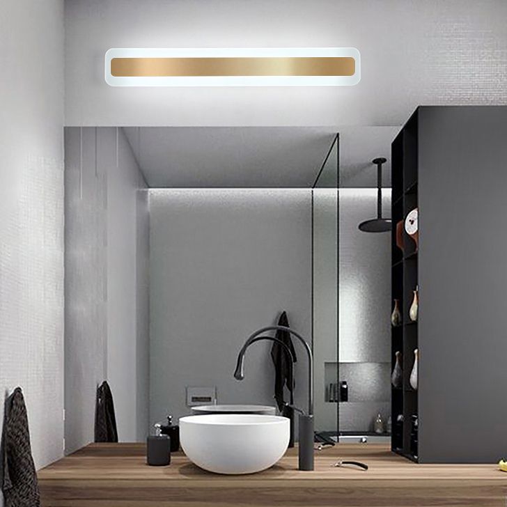 Square Metal Wall Mounted Vanity Lights Modern Vanity Lighting Fixtures for Bathroom