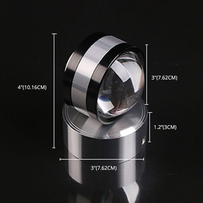 Moderner Kreis auf und ab LED Wandleuchter Kristall 2 Lichter Wandlampen