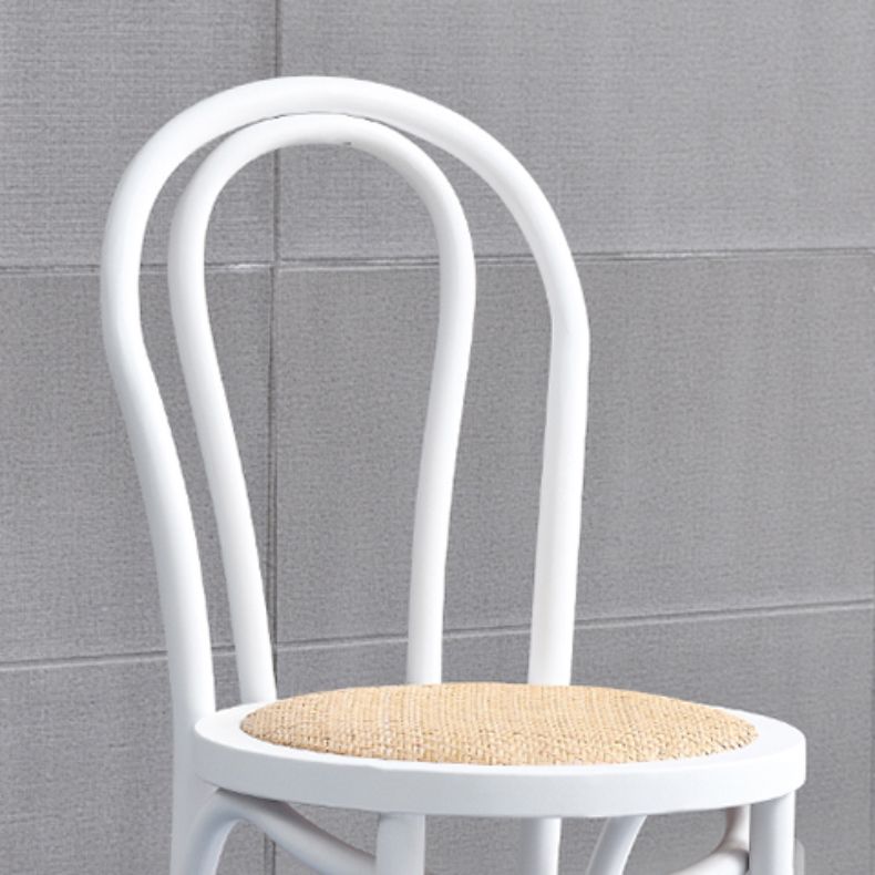 Industrial Kitchen Dining Chairs Solid Wood Windsor Back Side Chair
