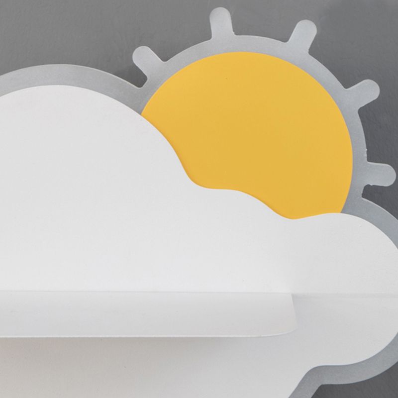 Cloud Shape Wall Mounted Light Minimalist LED Metal Wall Mounted Lighting for Bedroom