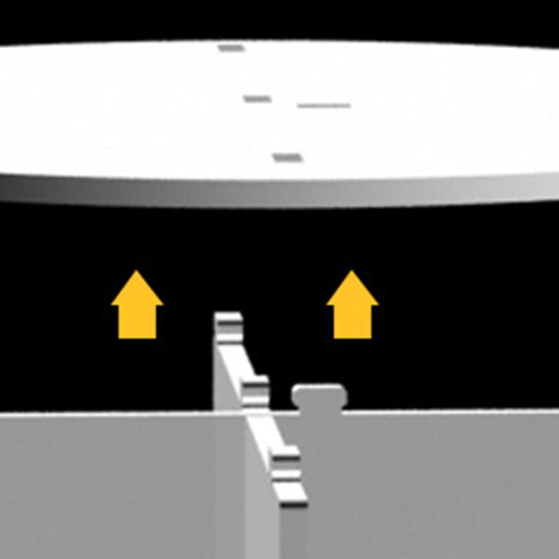 Libreria per angoli angoli di legno fabbricato bianco contemporaneo chiuso.