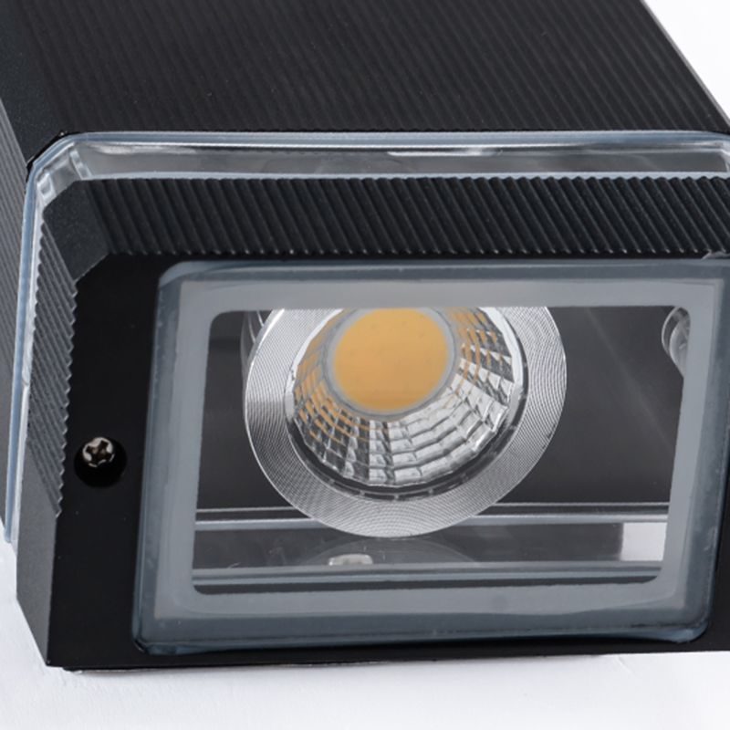 Multi -Lichter Geometrische Metallwandlicht leuchtet moderne Wandhalterung Leuchte in Schwarz