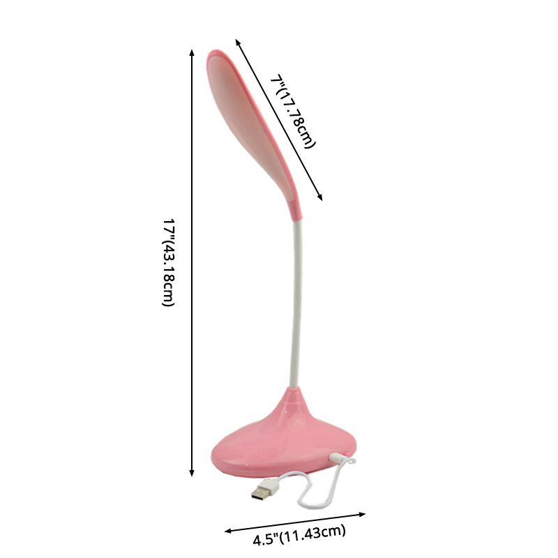 Mini lámpara de mesa LED de carga USB Luz de lectura de protección de oculares para el dormitorio para el dormitorio