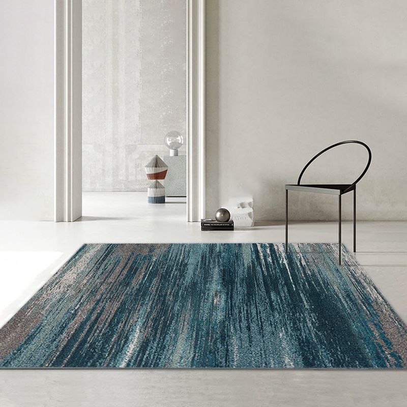 Grey Modern Carpet Polyester Graphic Carpet Washable Carpet for Home Decor