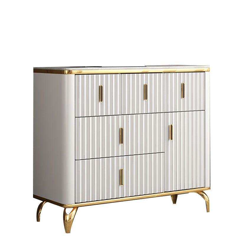 15.21-inch W Contemporary Storage Chest Stone Storage Chest Dresser