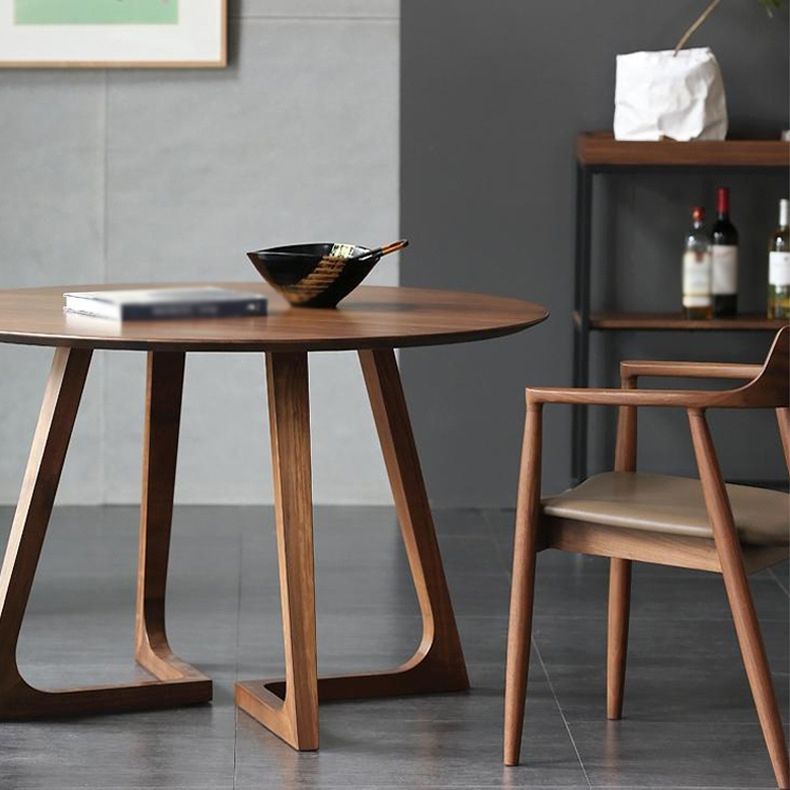 Modern 1/2/3/4/5 Pieces Dining Set Solid Wood Round Dining Furniture Set /Separate Items