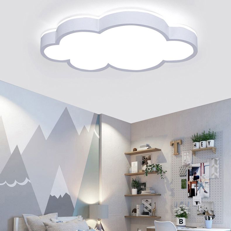 LED-slaapkamer inbouwplafondlamp Scandinavische stijl inbouwplafondlamp met wolkenacrylscherm