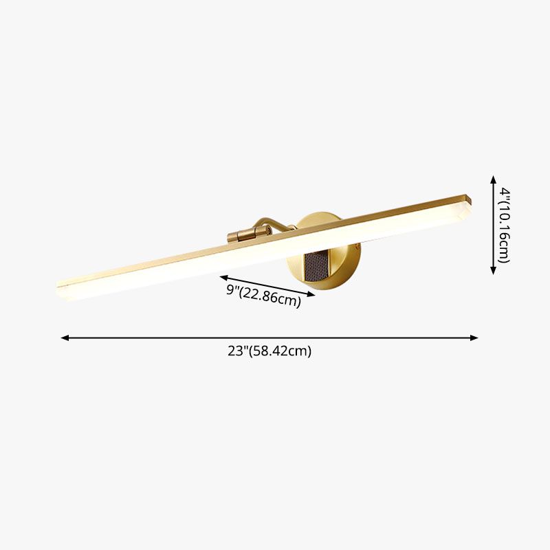 Modern LED Wall Sconce Metal Toilet Light Mirror Light Dresser Light