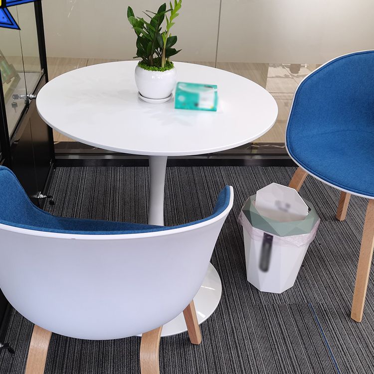 Silla estilo moderno sillón de comedor con patas de madera para cocina