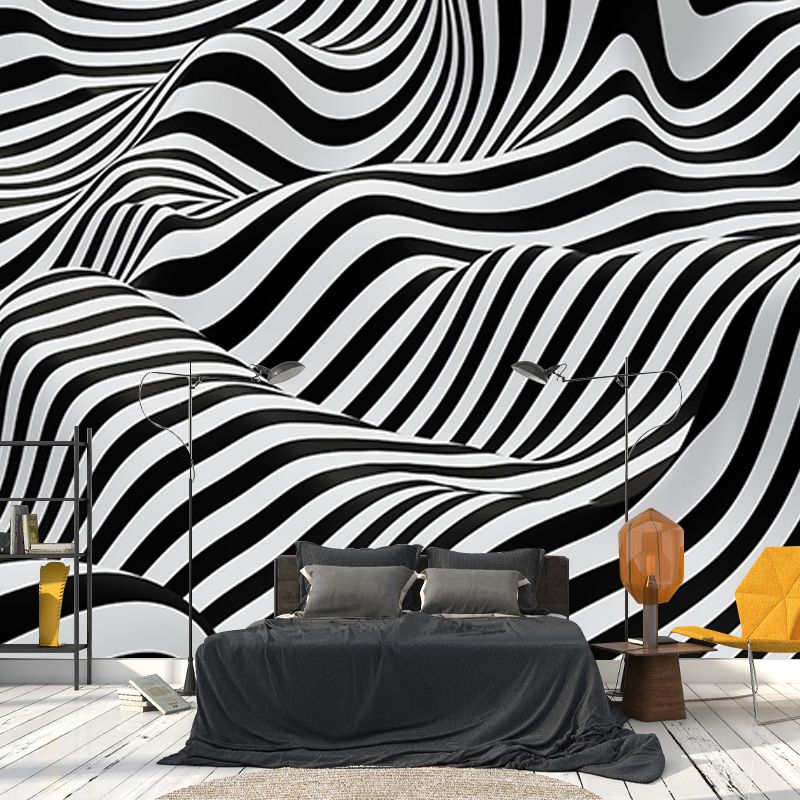 Contemporary Abstract Wall Murals Wallpaper Mildew Resistant Wall Murals for Room