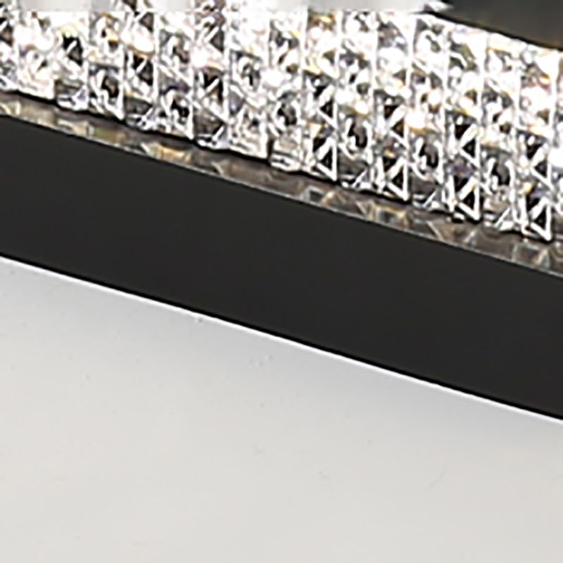 Stile minimalista Iron Vanity Mirror Light Geometry Rettangolo LED Vanity Lampada per camera da letto